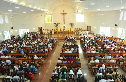 Divine Mercy Church at Fatima Retreat House, Jeppu